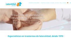 Desktop Screenshot of lateralidad.com